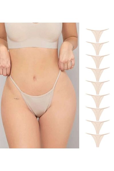 yokyokcollection Gecko Women's Fancy Thong with Rope Rubber 9 Pcs