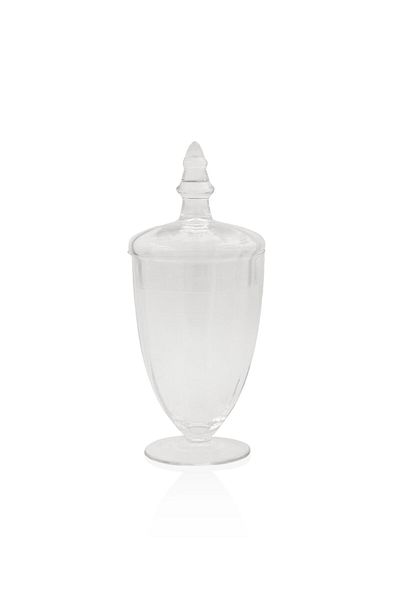 The Mia Footed Glass Storage Container 24 Cm