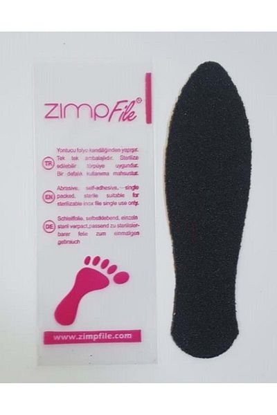 Zimpfile مبرد باديكير حديد للاستعمال مرة واحدة 100 قطعة