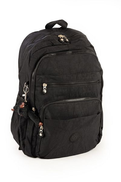 İMAKS 571 Crinkle / Clinkir Αδιάβροχο Ελαφρύ Multi-Eye Sports, Ταξίδια, Σχολείο, Σακίδιο πλάτης Laptop Μαύρο 1B