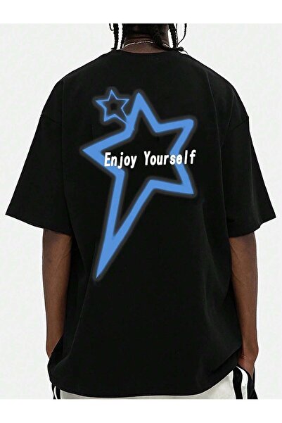 Jose Clothing ΚΟΝΤΟΜΑΝΙΚΙ ΜΠΛΟΥΖΑ UNISEX ΜΑΥΡΟ ΕΚΠΤΩΜΕΝΟ OVERSIZE