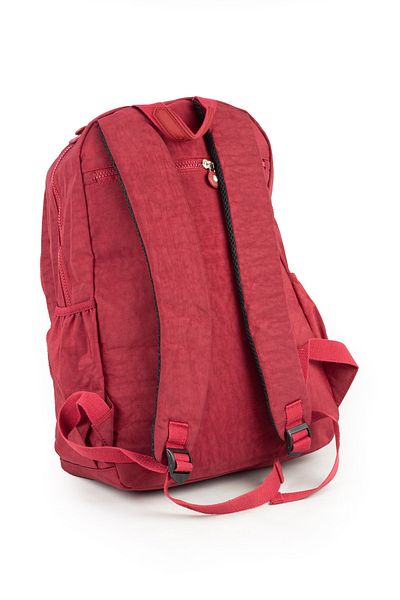 İMAKS 571 Crinkle / Clinkir Waterproof Lightweight Multi-Compartment Travel School, Sports, Laptop Backpack Red 2D