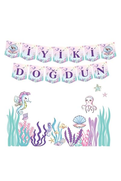 Big Party Χαρτοκιβώτιο Συγχαρητήρια Γοργόνα