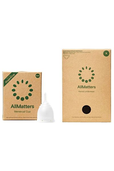Allmatters Menstrual Cup Model Mini and Menstrual Panties
