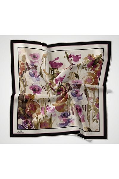 Silk Home Μεταξωτό σπίτι Twill Πολυεστερικό Κασκόλ