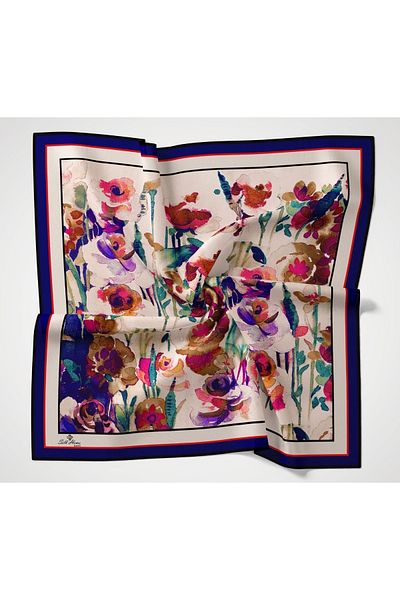 Silk Home Eșarfă din poliester din twill de mătase