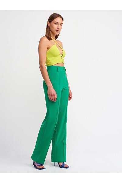 Dilvin 4888 Uzun Pantolon-yeşil