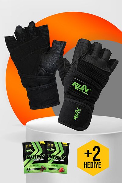 Run Nutrition Pro Wrist Velcro Weight Gloves Fitness Gloves