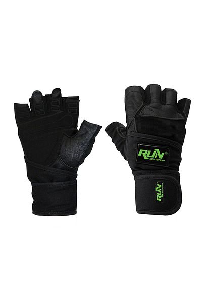 Run Nutrition Pro Wrist Velcro Weight Gloves Fitness Gloves