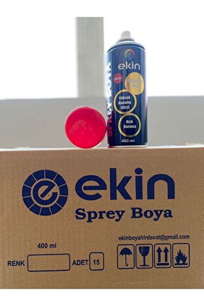 Ekin 400 ml Kırmızı 15'li Koli Sprey Boya