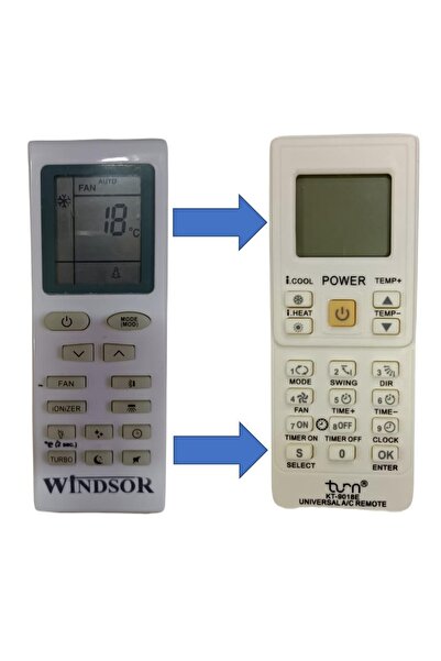 DESTE ELEKTRONİK WİNDSOR İnverter Klima Uzaktan Kumandası