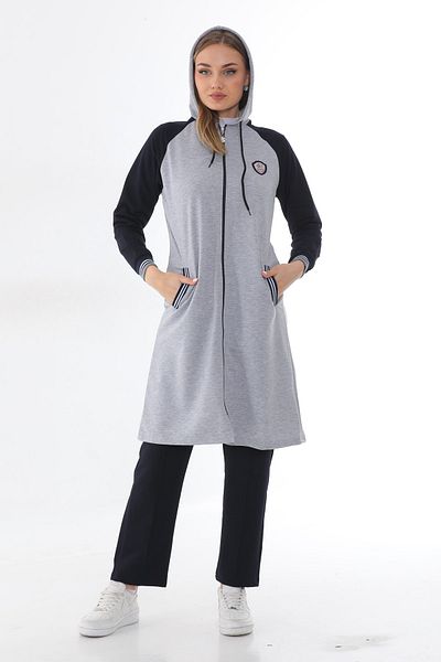 Elif Okur Hooded Hijab Tracksuit 1011