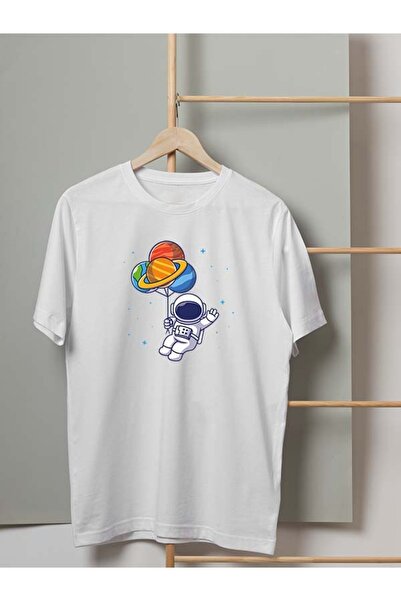HOBİMOBİ Pozdrav, muška majica sa printom Astronaut Design