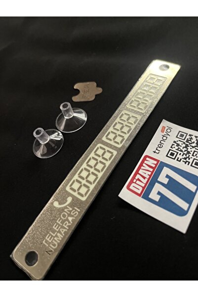 CarAda ® Araç Numaralık Araç Park Numaratörü Fosforlu