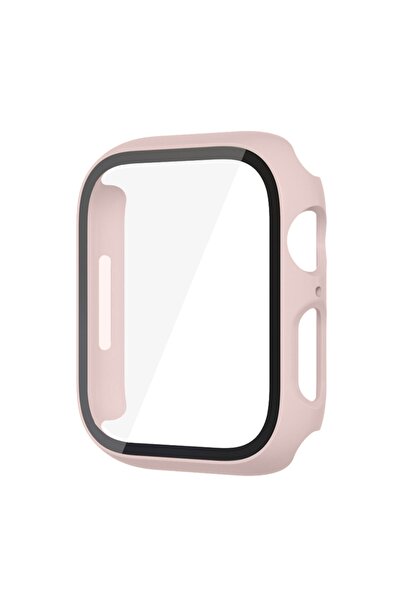 Quse Apple Watch 44mm Kum Pembesi Kasa ve Ekran Koruyucu – SE & Series 4–5-6 ...