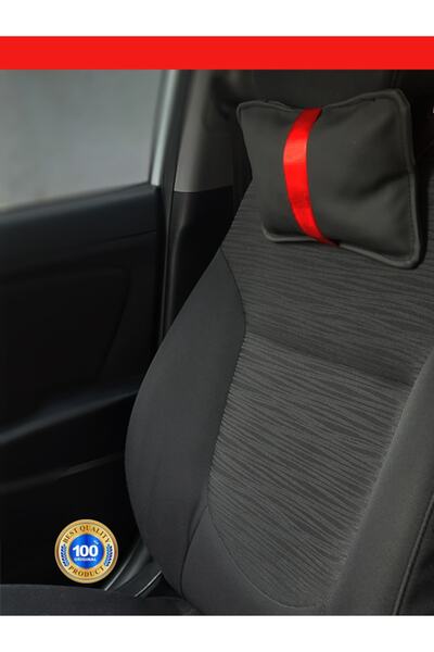 habole لاند روفر ديفندر 2020 فصاعدا 90 مقعد سيارة أحمر مخطط وسادة الرقبة 2 قطعة