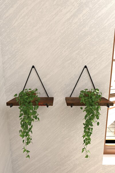 MsY TREND Duvara Monte Gerçek Masif İkili Lüks Raf Çiçeklik Resimlik Tanzim B...