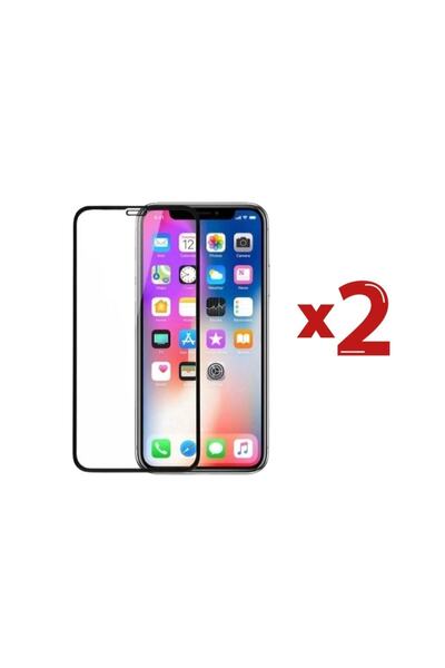ucuzmi Iphone 11/xr Full Covering Screen Protector - 5d Shock Absorbing Tempe...