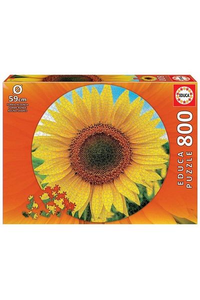EDUCA 800 Gırasol Round Puzzle Fsc
