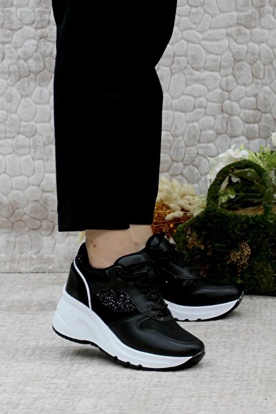 Mehmet Mete 185 Pantofi casual de damă cu talpă cu pană