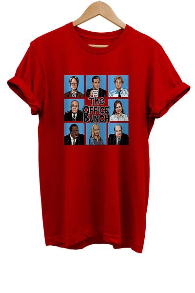 remonz The Office Printed 100% Cotton Basic T-shirt Μπλουζάκι κανονικού μεγέθους