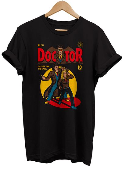 remonz Μπλουζάκι Doctor Who Printed 100% Cotton Basic T-shirt κανονικού μεγέθους