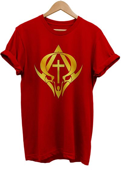 remonz Μπλουζάκι Alpha And Omega με στάμπα 100% βαμβακερό Basic T-shirt Normal Size