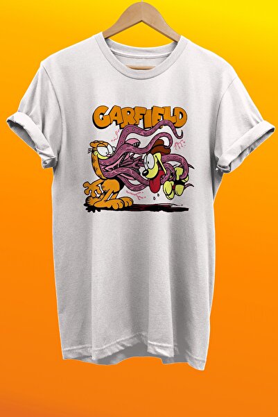 remonz Футболка з принтом Гарфілда, 100% бавовна, базова модель, звичайний розмір
