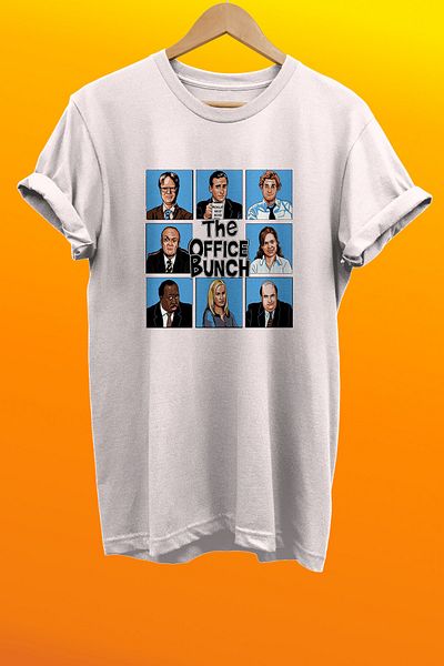 remonz The Office Printed 100% Cotton Basic T-shirt Μπλουζάκι κανονικού μεγέθους