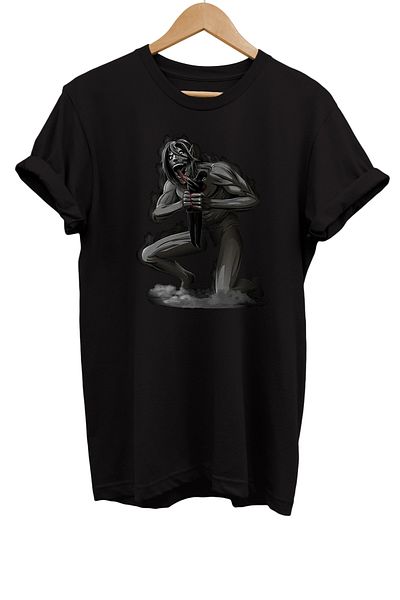 remonz Μπλουζάκι Attack On Titan με στάμπα 100% βαμβακερό Basic T-shirt κανονικού μεγέθους