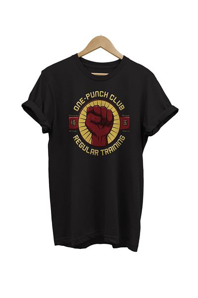 remonz Μπλουζάκι One Punch Man με στάμπα 100% βαμβακερό Basic T-shirt κανονικού μεγέθους