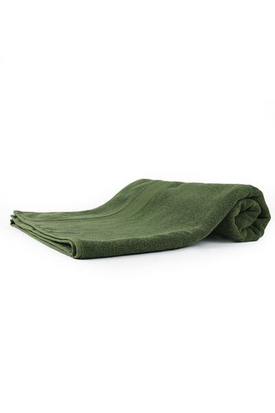 Taka Fabrics Prosop de baie Wave 100% bumbac, dimensiune 70x140 cm, verde kaki