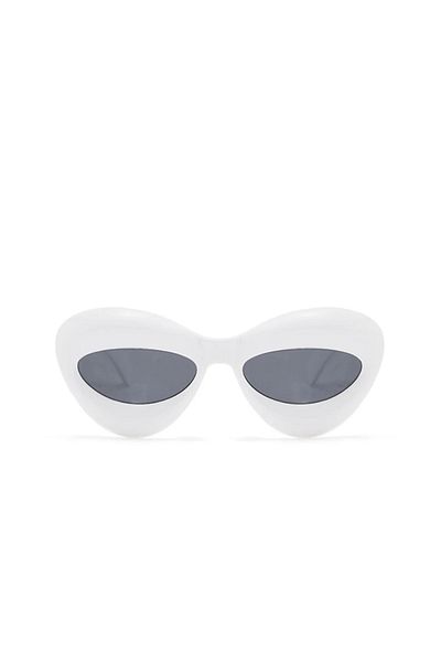 Toz Vintage White Lips Lip Look Vintage & Retro Sunglasses