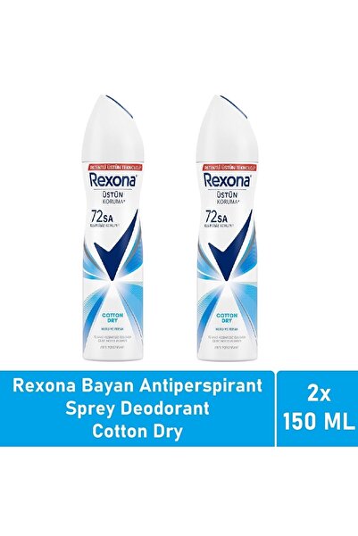 Rexona Deodorant Cotton Dry 150 ML - 2'li Avantaj Paketi