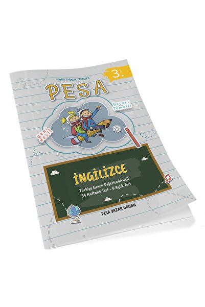 Tandem Yayınları 3. Sınıf Pesametrik İngilizce Konu Tarama Yaprak Testleri