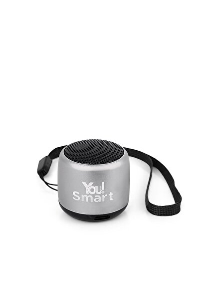 You Watch You Smart YS101 Mini Gri Bluetooth Hoparlör Ses Bombası