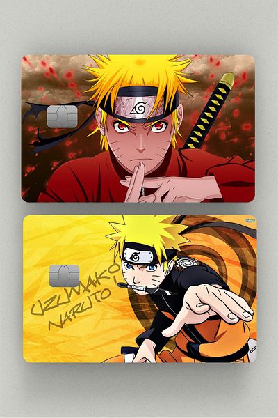 Namgo Naruto 2-pack Πιστωτική κάρτα & Αυτοκόλλητο με ένθετο μπαλάκι