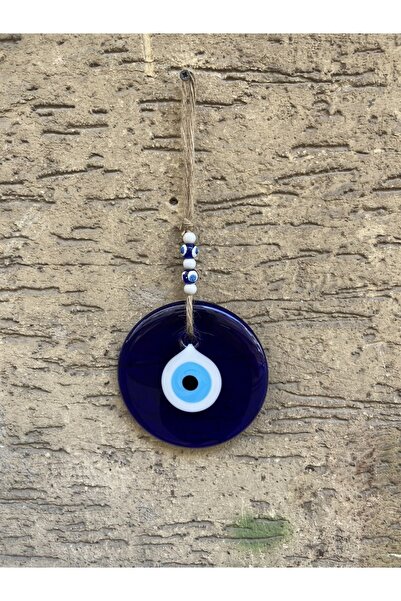 Jute Drawstring Evil Eye Beads Ornament Evil Eye Wall Ornament Door Ornament Tree Ornament Accessory Evil Eye 13 Cm