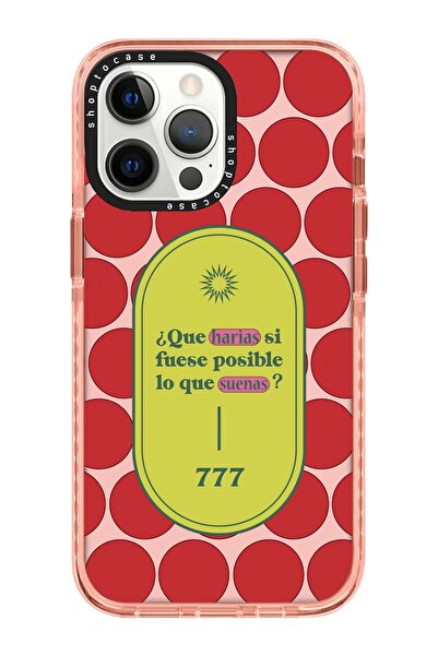 shoptocase Iphone 13 Pro Uyumlu Hayal Et, Gerçekleştir 777 Tasarımlı Impact T...