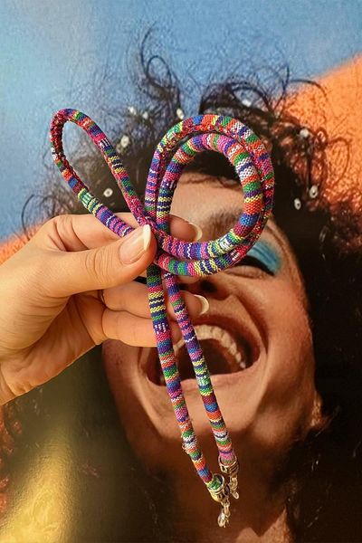 BAHELS Purple Rainbow Glasses Chain Glasses Strap
