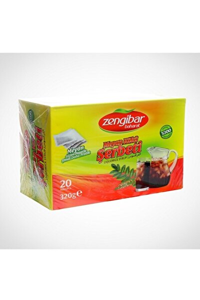 Zengibar Meyan Kökü Şerbeti 20'li Süzen Poşetli-320 gr.
