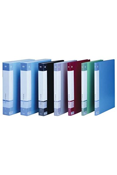 KRAF ملف عرض A4 100 قطعة أسود