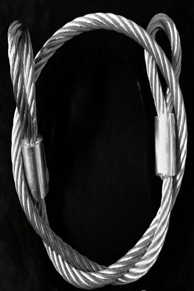 LİDERSAN ÇELİK motorsiklet 2,5 Metre Çelik Halat 10 Mm Kalınlık Motorsiklet Ç...