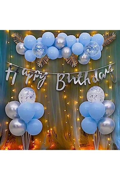 DÜVENCİ TİCARET ΣΕΤ ΜΠΑΛΟΝΙΩΝ ΠΟΛΥΤΕΛΕΙΑΣ ΜΠΛΕ ΒΡΕΦΙΚΟ