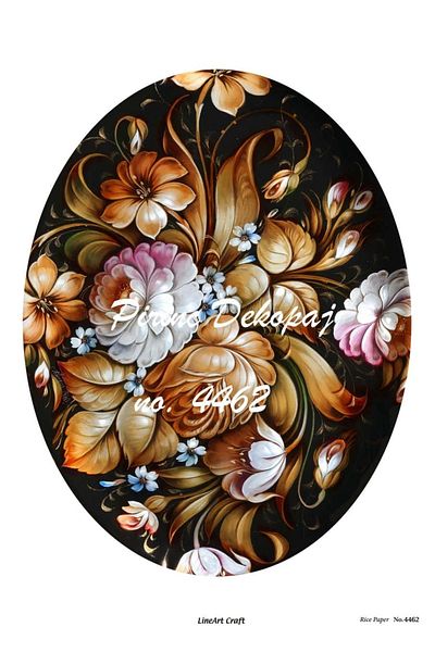 LİNEART No:4462 Lineart Brass Decopage