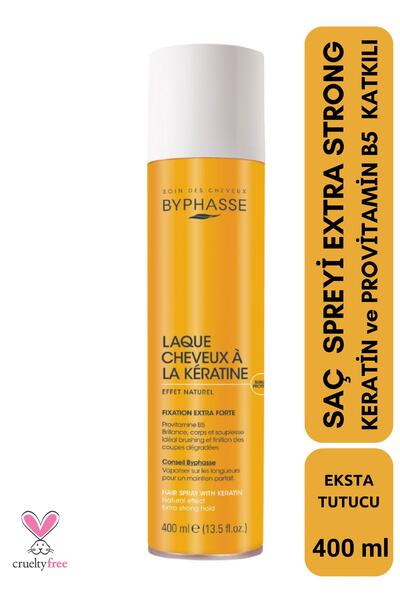 BYPHASSE Saç Spreyi Doğal Etki Maksimum Tutuculuk 400ml