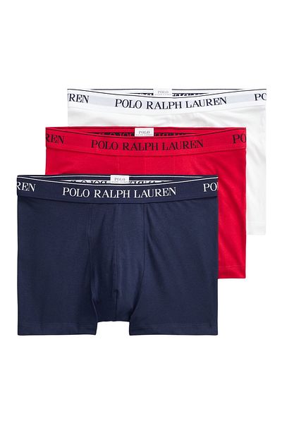 Ralph Lauren Boxershorts Basic Trunks Dreierpack