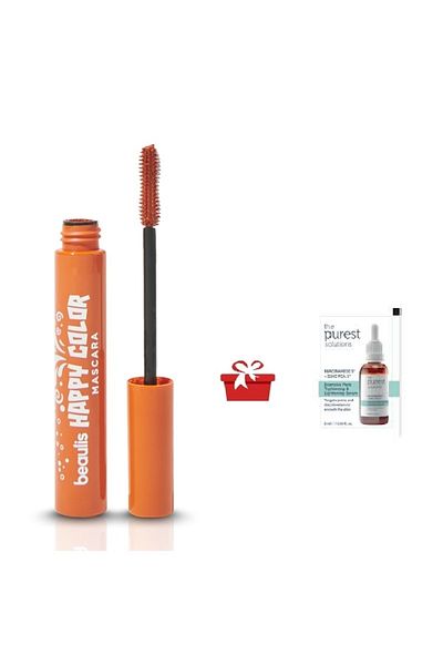 beaulis Festival Fun Mascara Happy Color Mascarae Eye Makeup Colorful Orange Fest