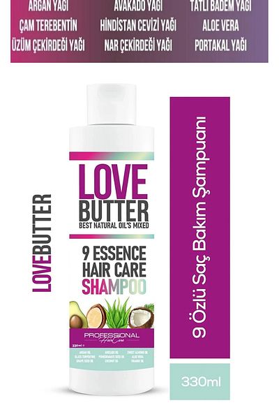 LOVE BUTTER 9 Essence Hair Care Shampoo - Complete 330 Ml Nourishing