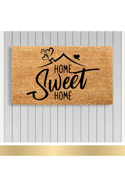 Paspashello , Design Koko Door Mat / PVC Base / Model; Home Sweet Home02